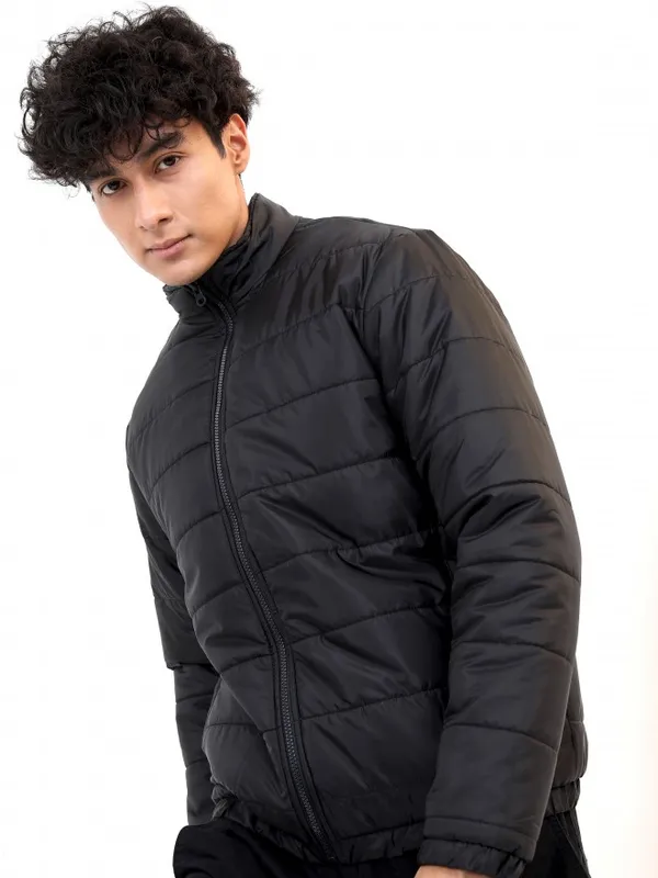 Solid Puffer Jacket