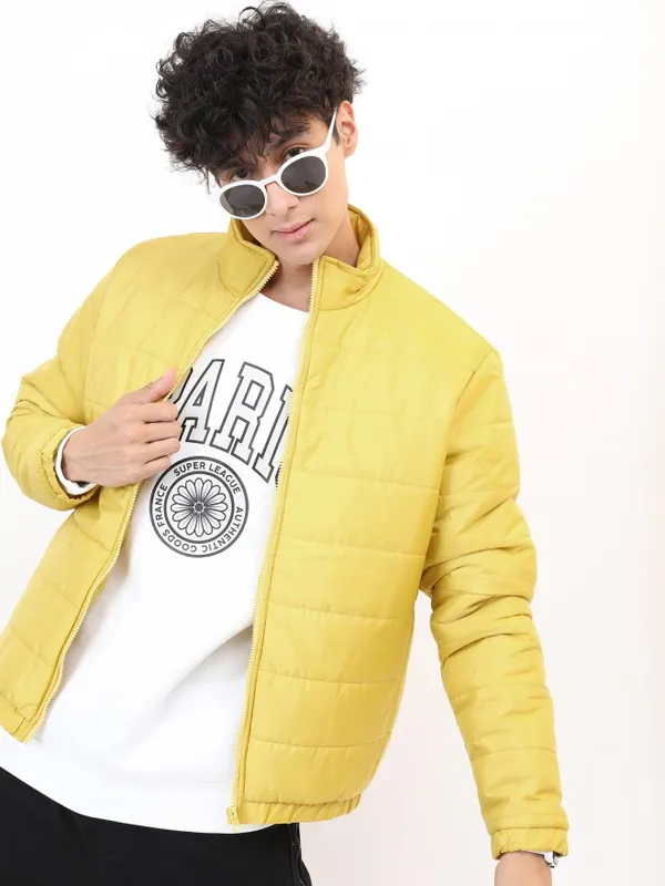 Solid Puffer Jacket