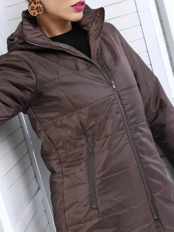  Tokyo Talkies Women Brown Puffer Jacket Jackets