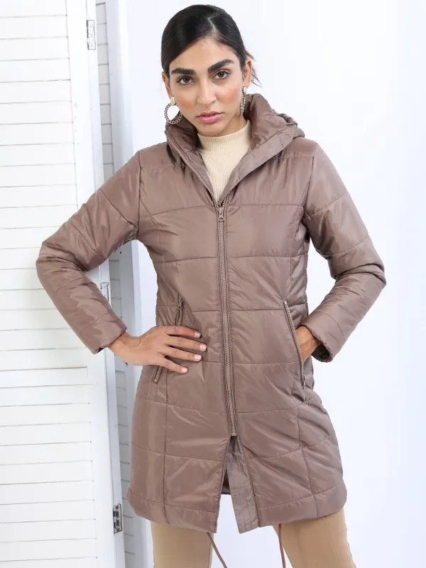  Tokyo Talkies Women Brown Puffer Jacket Jackets
