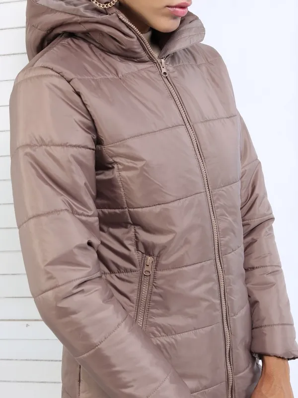  Tokyo Talkies Women Brown Puffer Jacket Jackets