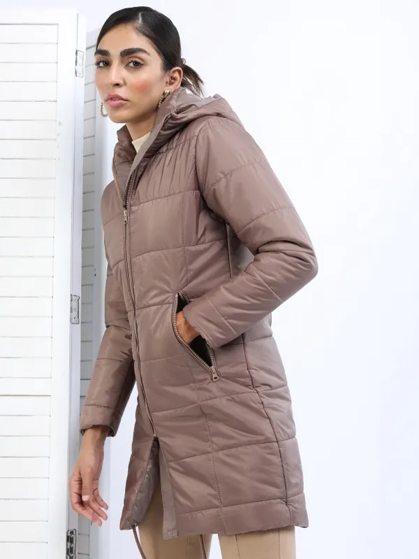  Tokyo Talkies Women Brown Puffer Jacket Jackets