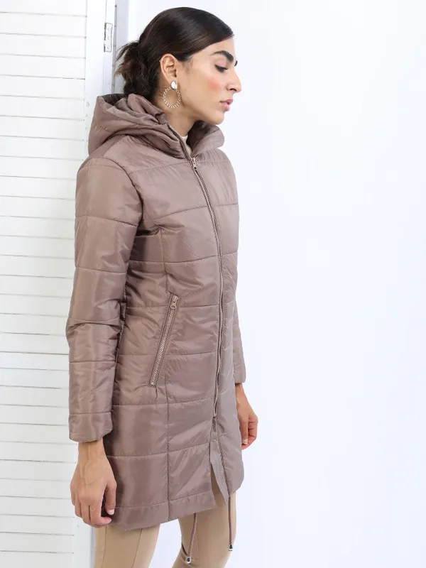  Tokyo Talkies Women Brown Puffer Jacket Jackets