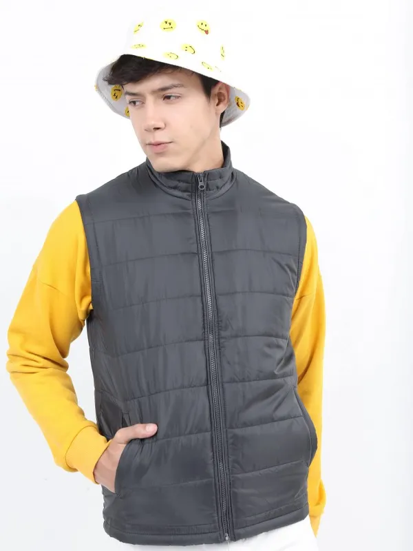 Men Solid Jacket
