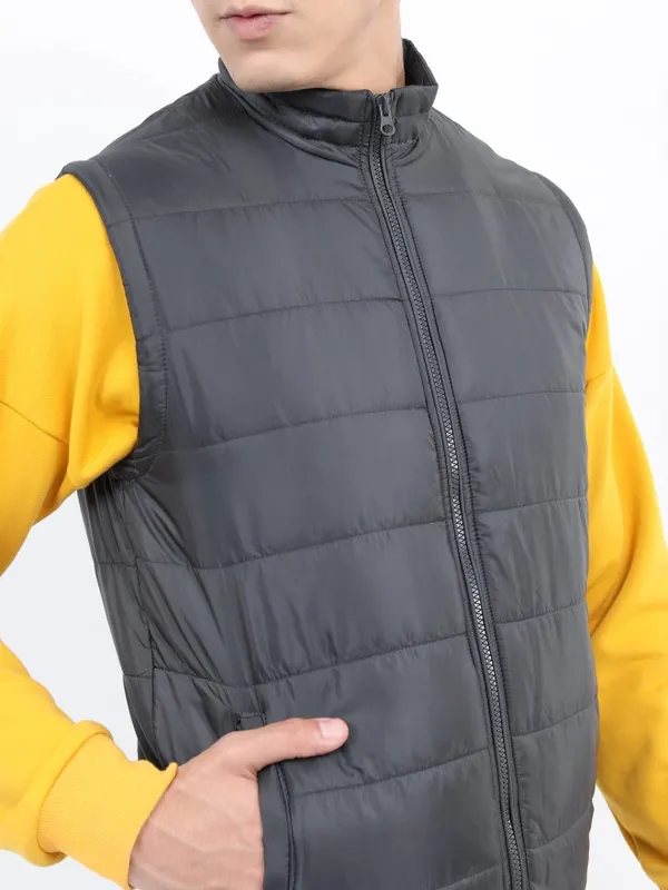 Men Solid Jacket