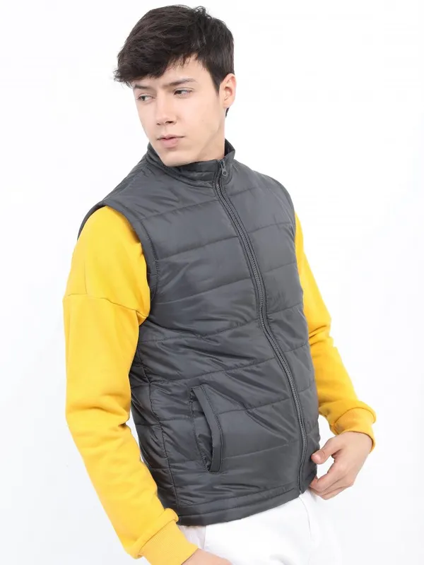 Men Solid Jacket