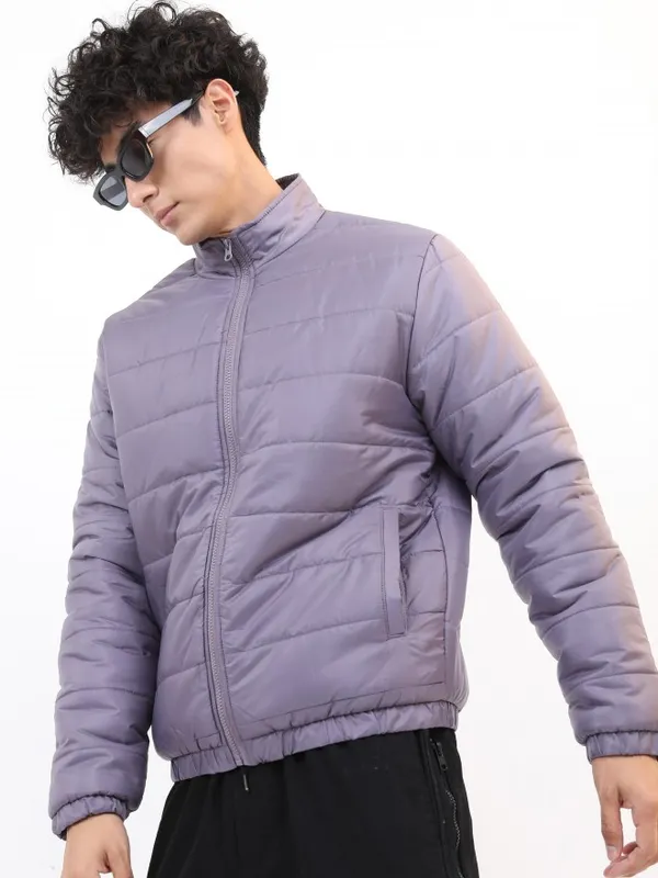 Solid Puffer Jacket