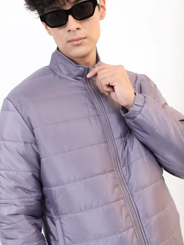 Solid Puffer Jacket