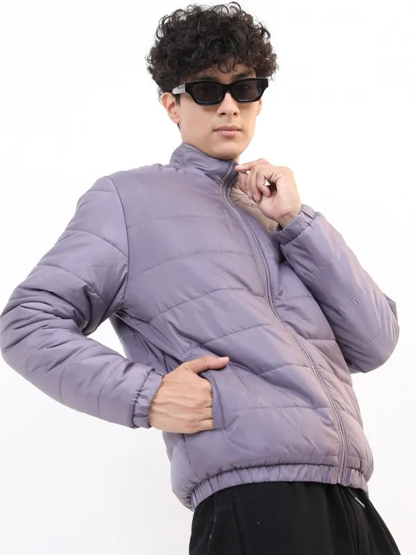 Solid Puffer Jacket