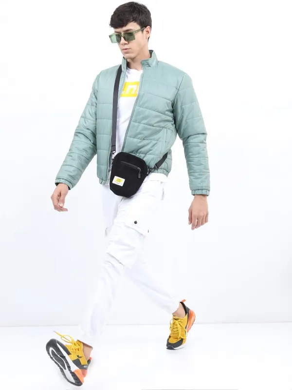 Men Solid Jacket