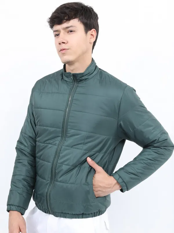 Men Solid Jacket