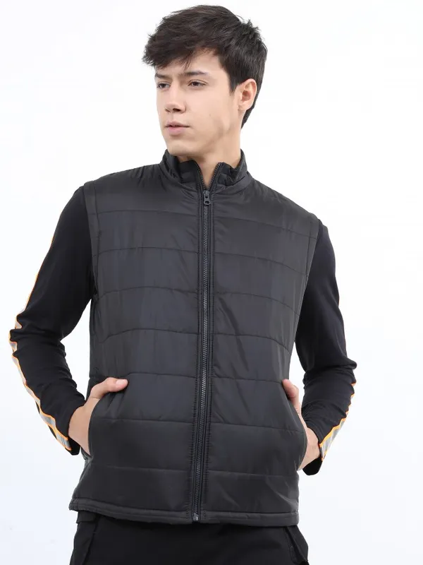 Men Solid Jacket