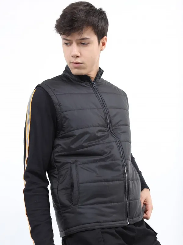 Men Solid Jacket