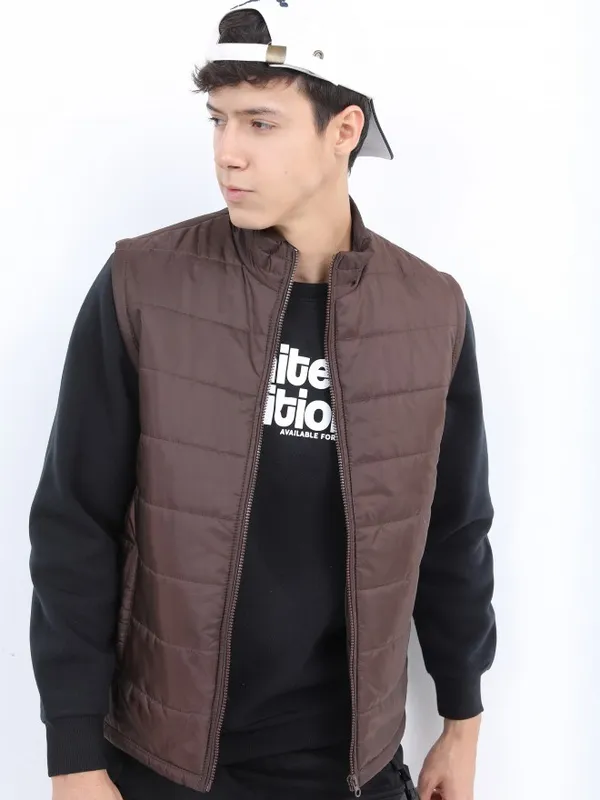 Men Solid Jacket