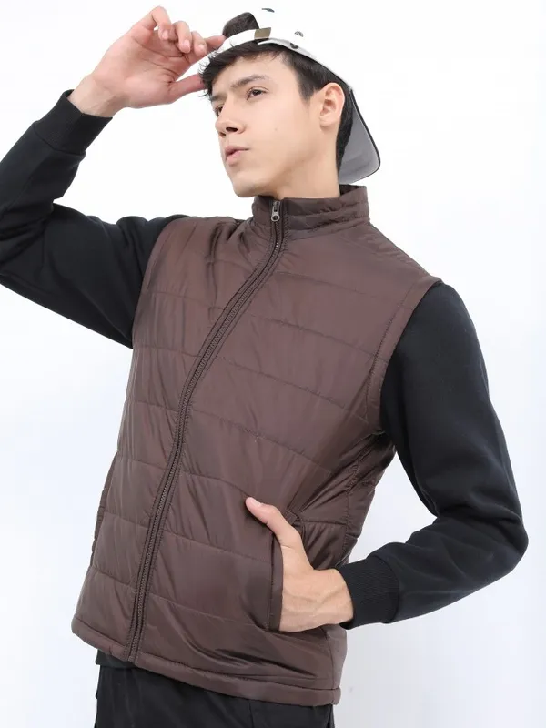 Men Solid Jacket