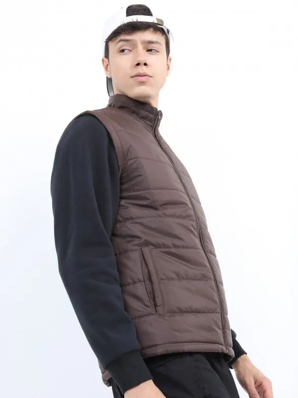 Men Solid Jacket