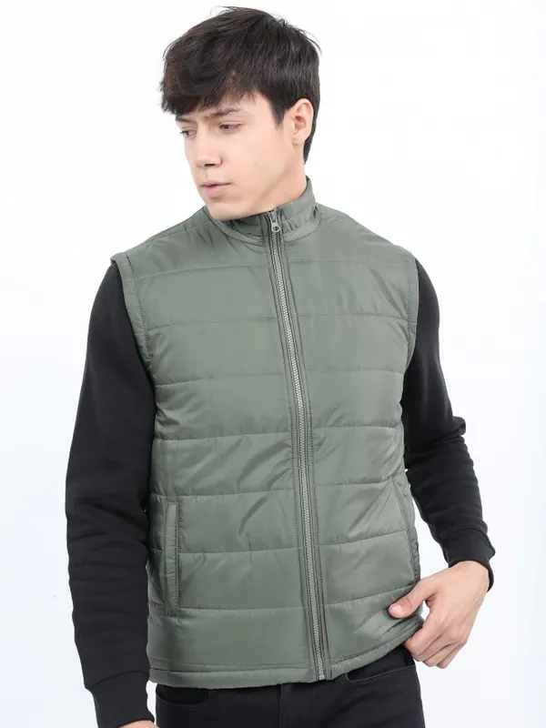 Men Solid Jacket