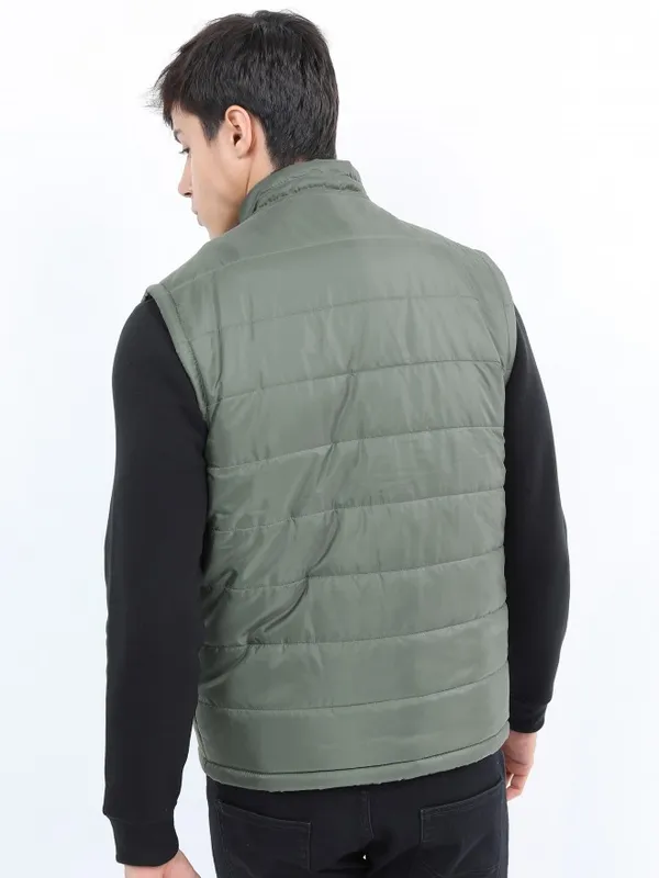 Men Solid Jacket