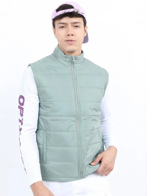 Men Solid Jacket