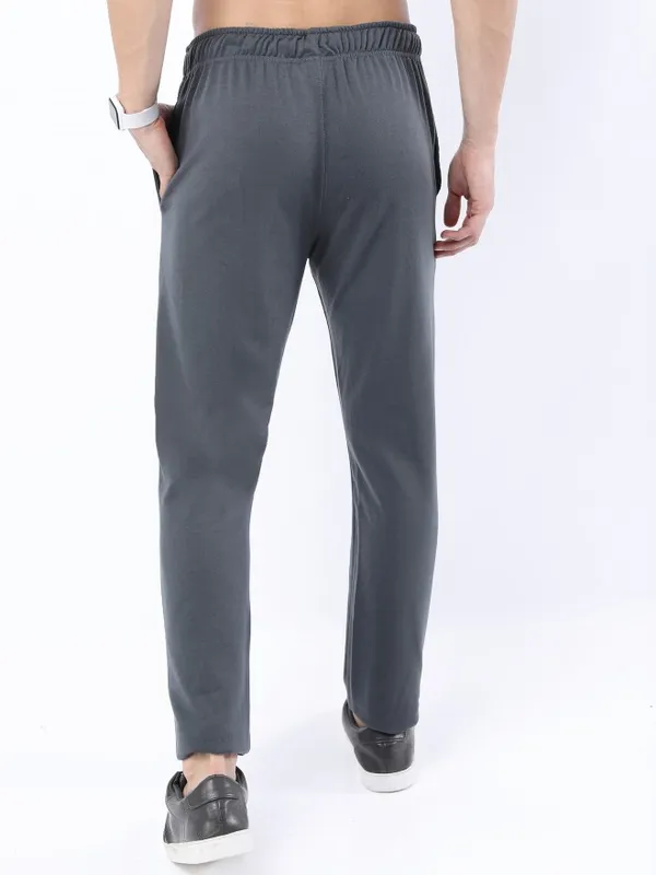  Ketch Men Grey Regular Fit Track Pants