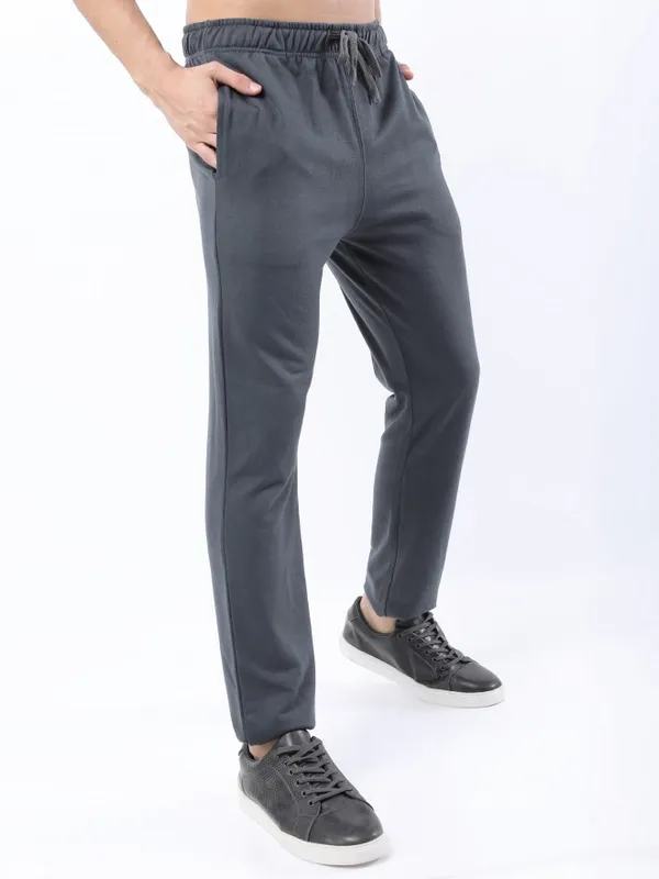  Ketch Men Grey Regular Fit Track Pants