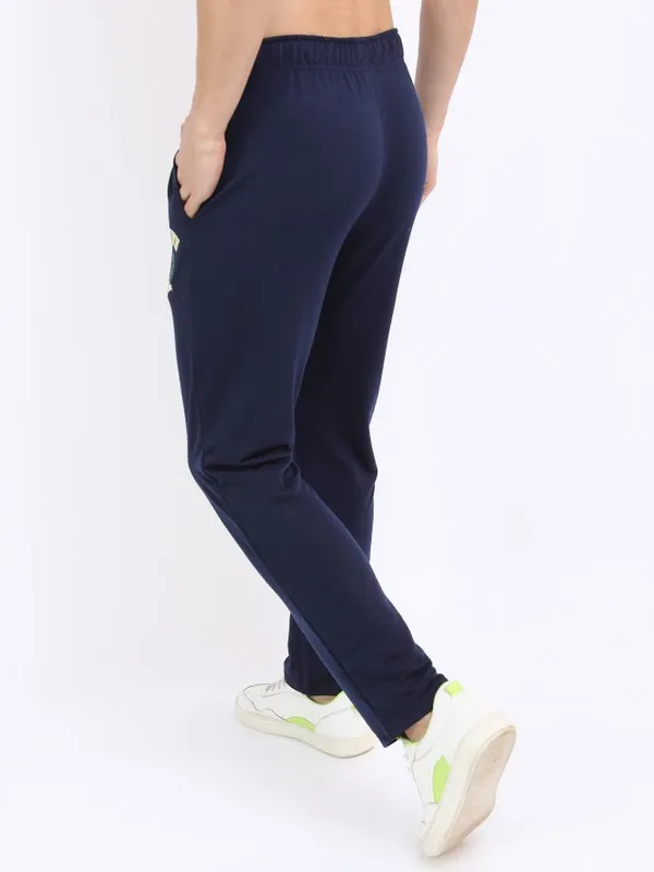  Ketch Men Navy Blue Regular Fit Track Pants