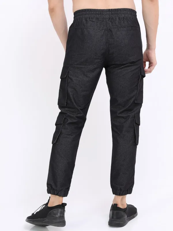  Highlander Men Grey Regular Fit Solid Casual Trousers