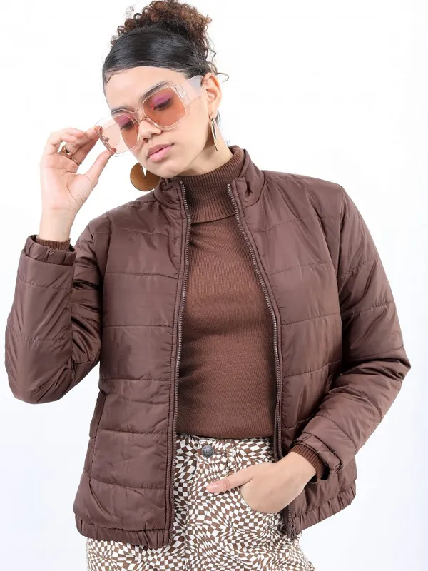 Women Solid Jacket