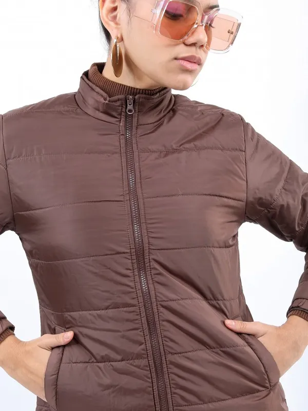 Women Solid Jacket