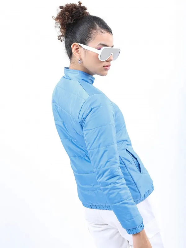 Ketch Women Blue Puffer Jacket