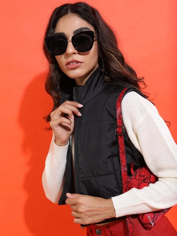  Ketch Women Black Puffer Jacket Jackets