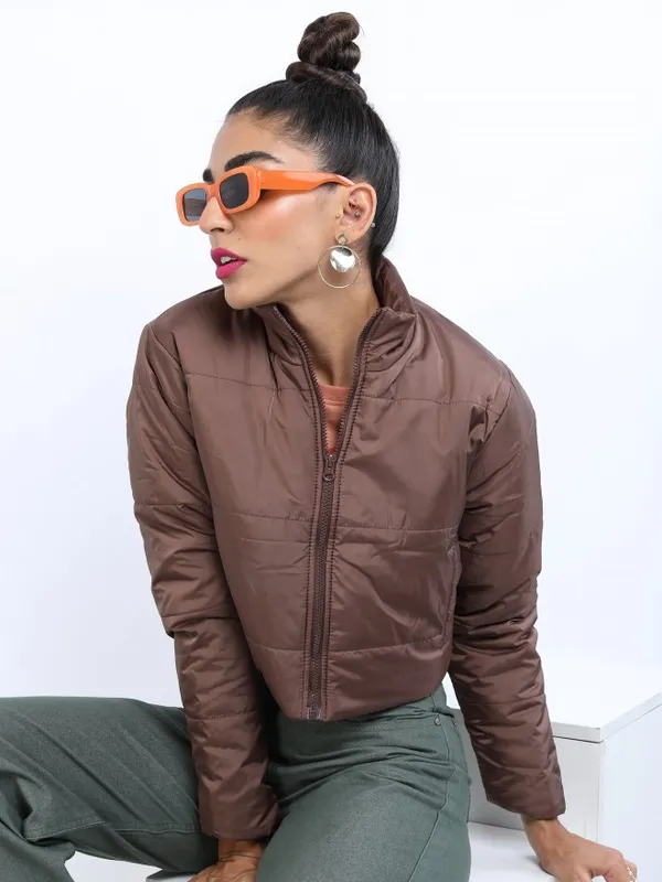 Women Solid Jacket