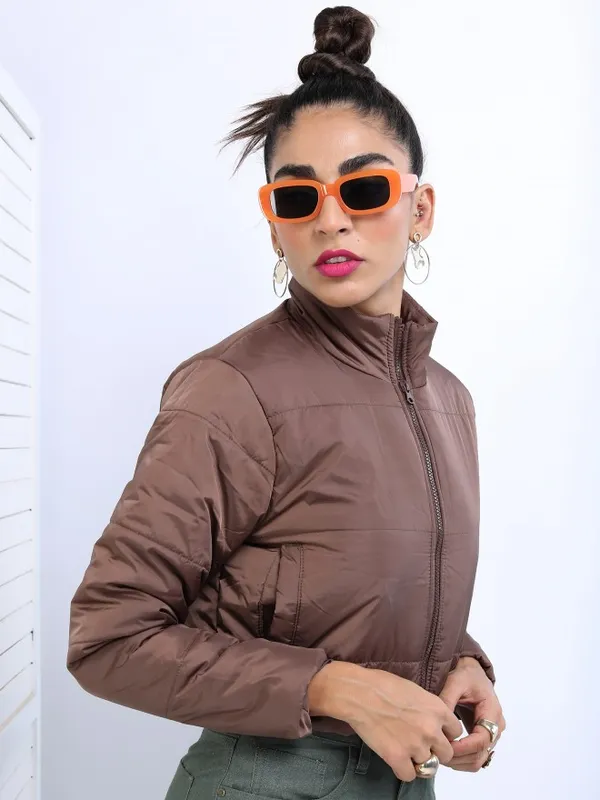 Women Solid Jacket