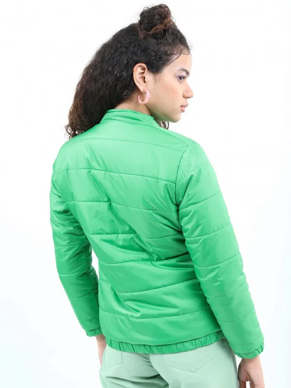 Ketch Women Green Puffer Jacket