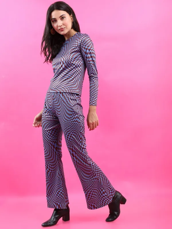  Tokyo Talkies Women Blue Co-Ords