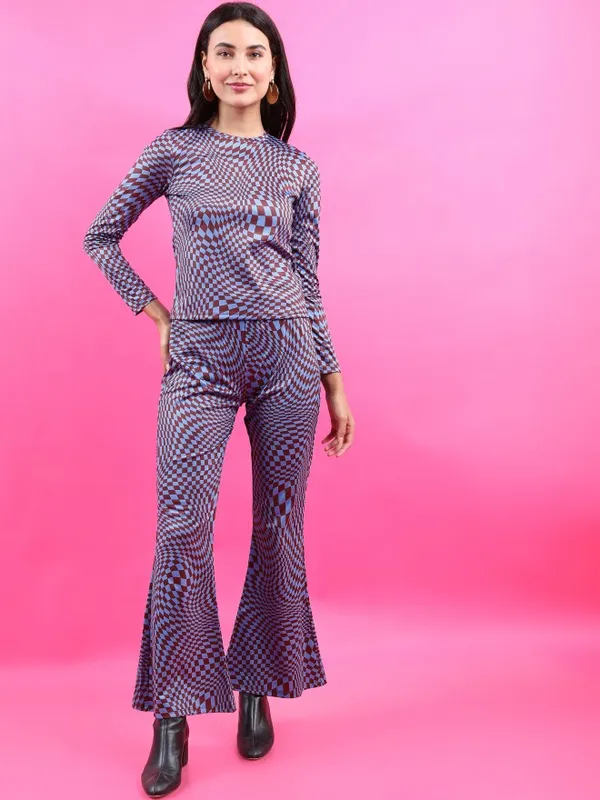  Tokyo Talkies Women Blue Co-Ords