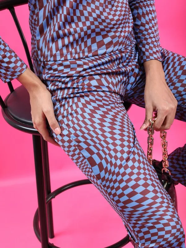  Tokyo Talkies Women Blue Co-Ords