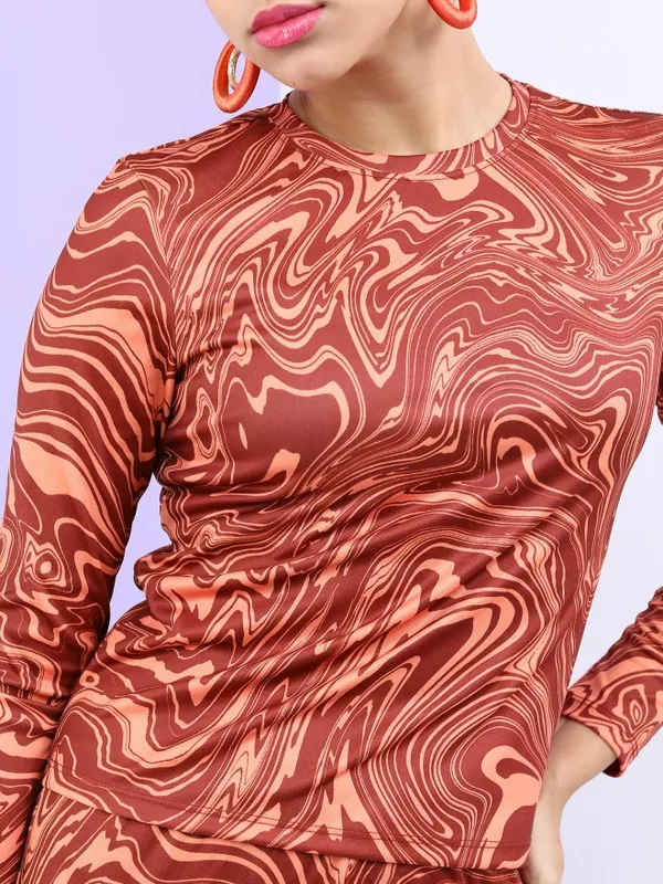 Women Crop Top with Trouser Co-ords