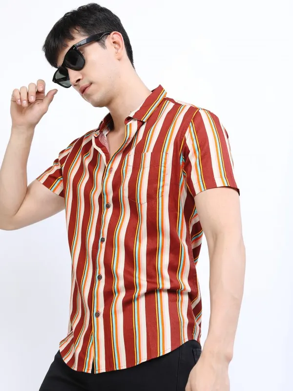 Men Slim Fit Casual Shirt