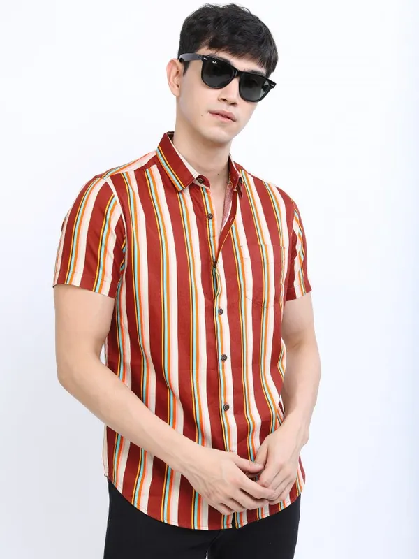 Men Slim Fit Casual Shirt