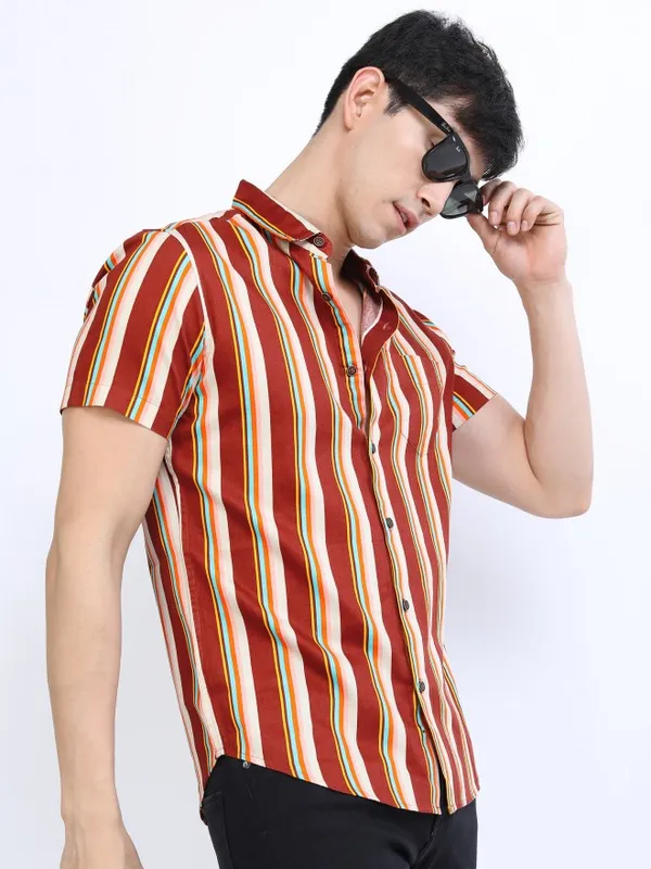Men Slim Fit Casual Shirt