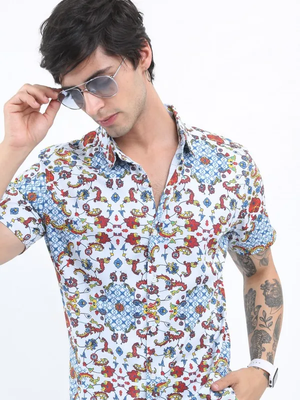 Men Slim Fit Casual Shirt