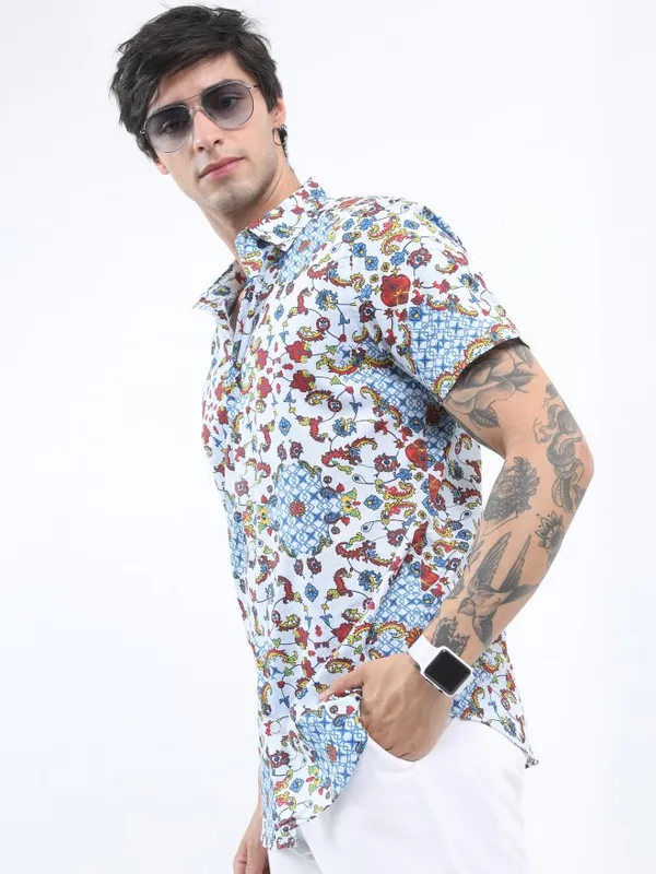 Men Slim Fit Casual Shirt