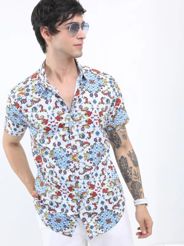 Men Slim Fit Casual Shirt