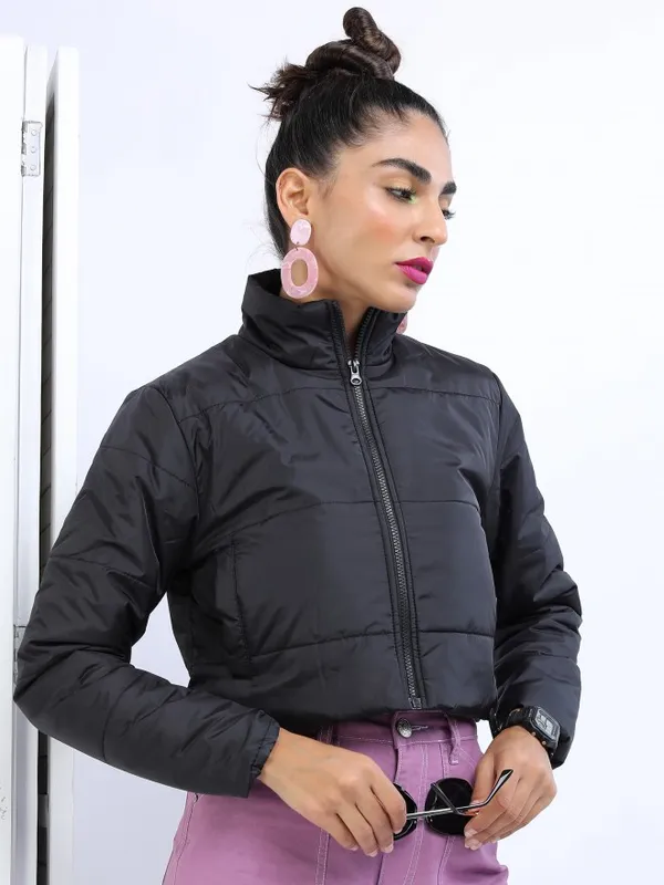 Women Solid Jacket