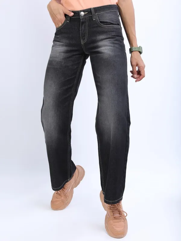  Tokyo Talkies Women Grey Straight Fit Clean Look Jeans