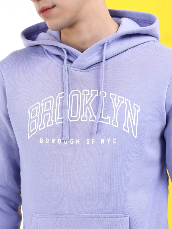  Highlander Men Lavender Hood Pullover Sweatshirts