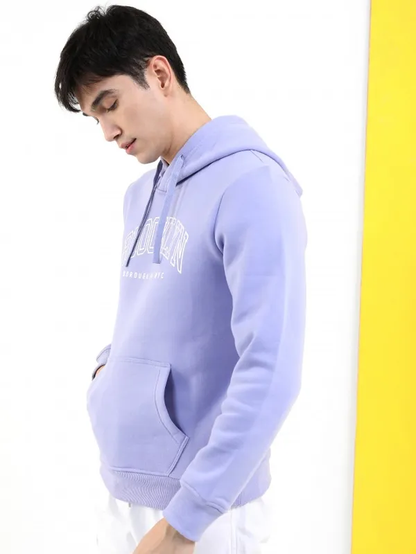  Highlander Men Lavender Hood Pullover Sweatshirts