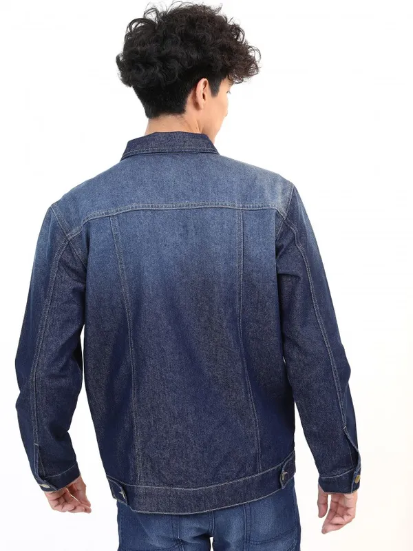 Solid Denim Jacket