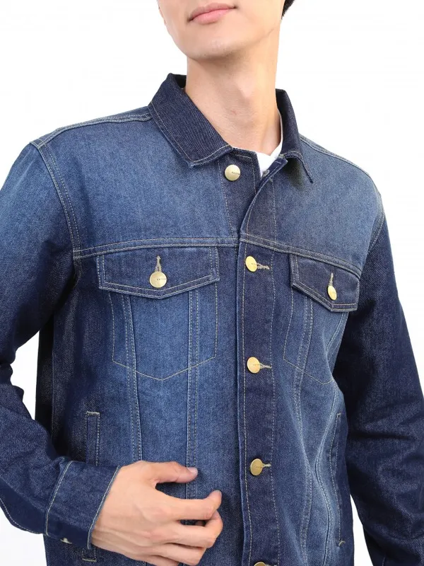 Solid Denim Jacket